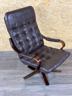 Modern Danish Leather Armchair, 1970s-EJL-1723659