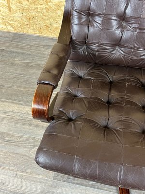 Modern Danish Leather Armchair, 1970s-EJL-1723659