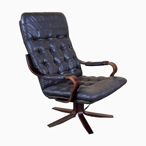 Modern Danish Leather Armchair, 1970s-EJL-1723659