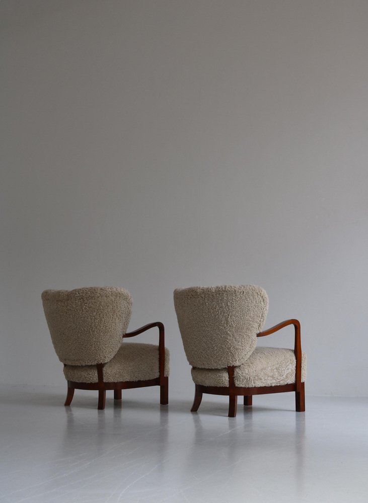 Modern Danish Lounge Chairs by Viggo Boesen, 1930s, Set of 2