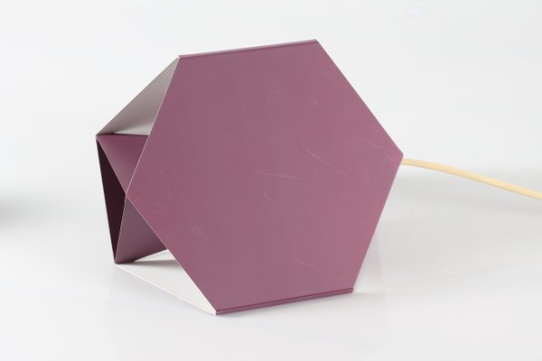 Modern Danish Metal Purple Ceiling Lamp by Lyfa, 1960s-QQ-1377417