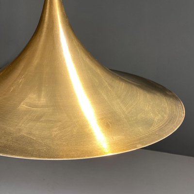 Modern Danish Metal Semi Pendant by Bonderup & Thorup for Fog & Morup, 1970s-GDD-1343267