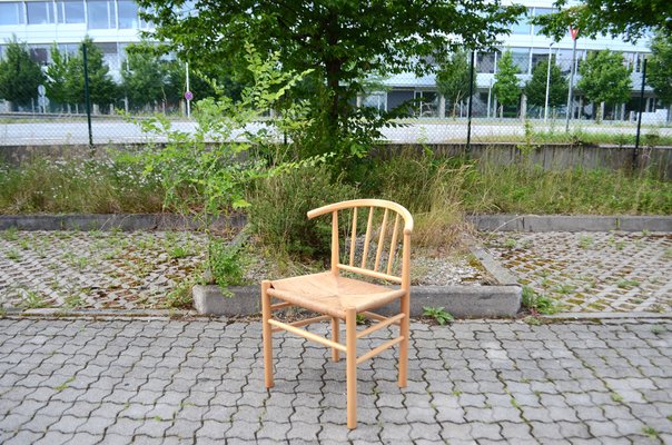 Modern Danish Model J-151Beech Dining Chair by Erik Ole Jorgensen for Kvist Mobler, 1960s-UF-1374409