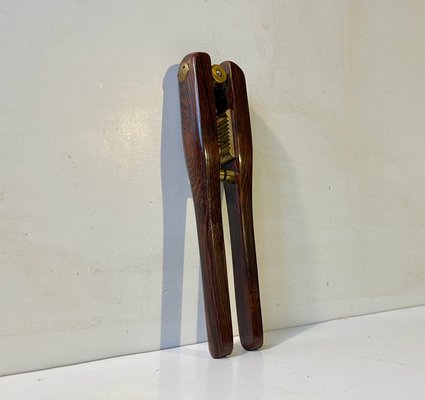 Modern Danish Nutcracker in Rosewood and Brass by Poul Knudsen, 1960s-LCR-2016226