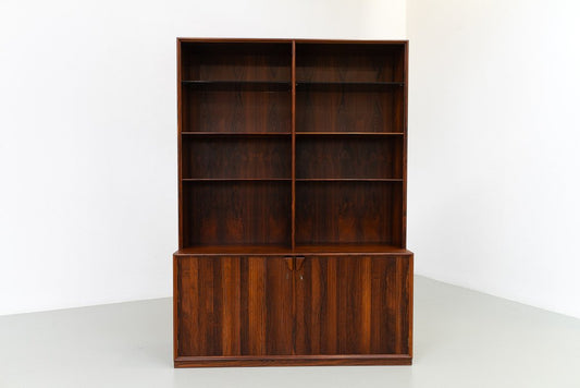 Modern Danish Rosewood Bookcase by Frode Holm for Illums, 1950s