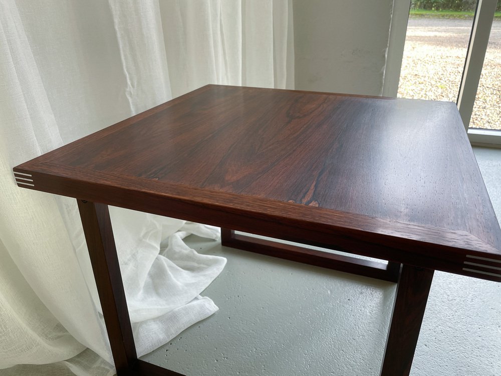 Modern Danish Rosewood Side Table by Rud Thygesen for Heltborg Møbler, 1960s