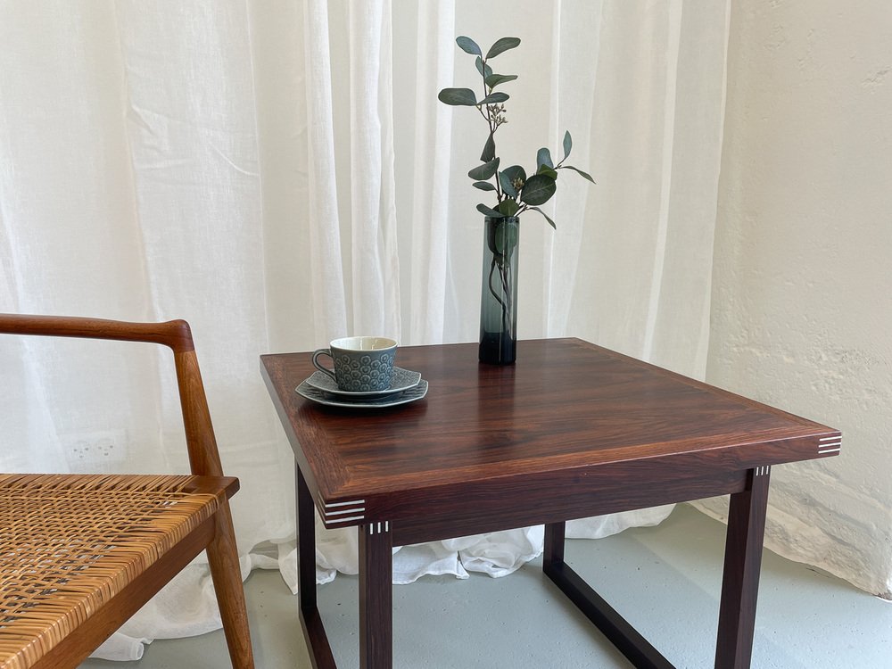 Modern Danish Rosewood Side Table by Rud Thygesen for Heltborg Møbler, 1960s