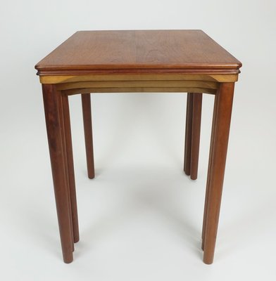 Modern Danish Teak Nesting Tables, 1960s, Set of 3-FH-2033963