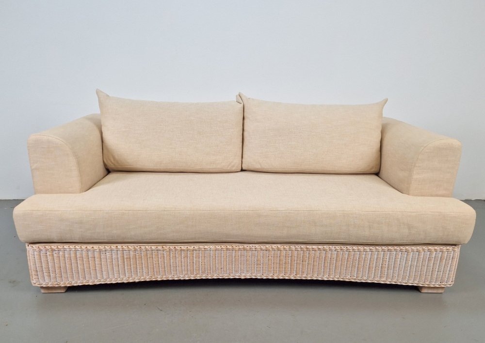 Modern Dolcefarniente Leda Outdoor Wicker Sofa from DFN SRL Italy