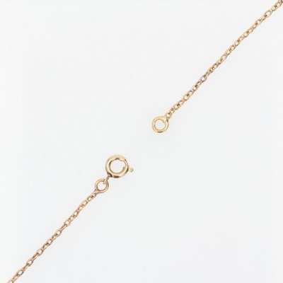 Modern Emerald 18 Karat Rose Gold Necklace-OLU-1388189