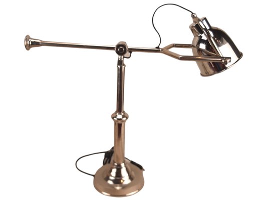 Modern English Chrome Metal Adjustable Table Lamp, 1990s-TCS-1175439