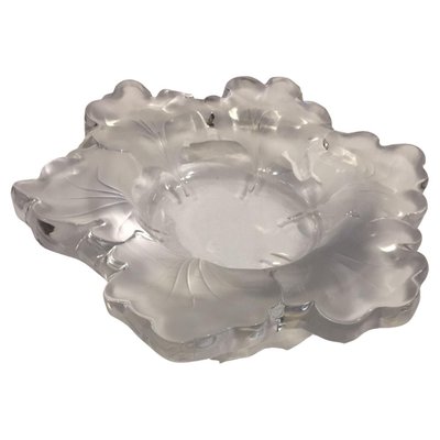 Modern French Flower Centerpiece in Lalique, 1980-HQI-1337622