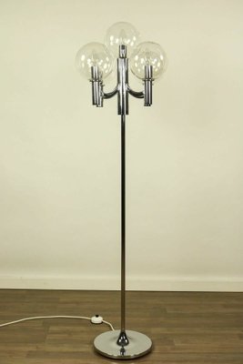 Modern German Floor Lamp in Brass and Chrome Plating from Kaiser Idell, 1970s-FUP-1412011