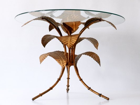 Modern German Palm Leaves Coffee Table by Hans Kögl, 1970s-WPT-1336540