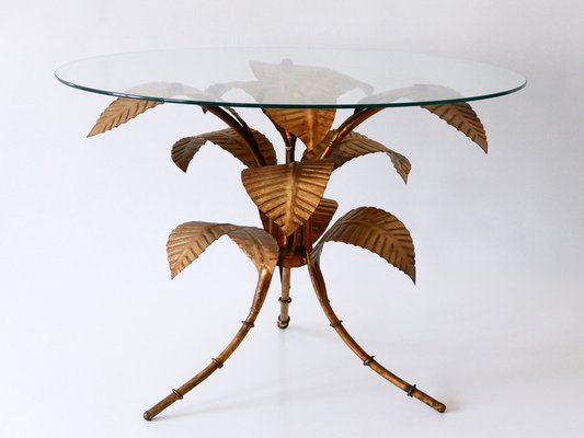 Modern German Palm Leaves Coffee Table by Hans Kögl, 1970s-WPT-1336540