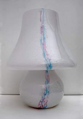 Modern Glass Table Lamp in the Style of Venini, Italy, 1980s-FER-925542