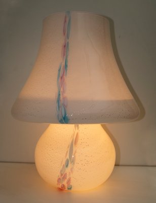 Modern Glass Table Lamp in the Style of Venini, Italy, 1980s-FER-925542