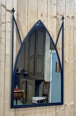 Modern Gothic Style Mirror in Metal Work-QYF-1768830