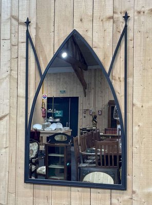 Modern Gothic Style Mirror in Metal Work-QYF-1768830