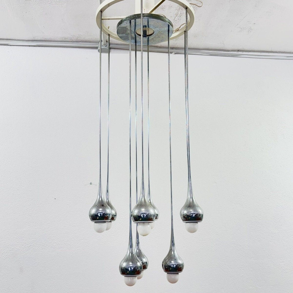 Modern Hanging Light by Angelo Brotto for Esperia, 1970s