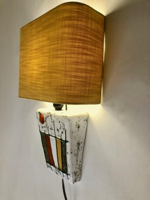 Modern Hungarian Wall Light from The Studio Ceramics Movement, 1950s-BAF-1451959