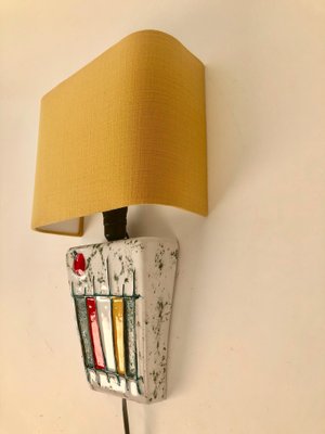 Modern Hungarian Wall Light from The Studio Ceramics Movement, 1950s-BAF-1451959