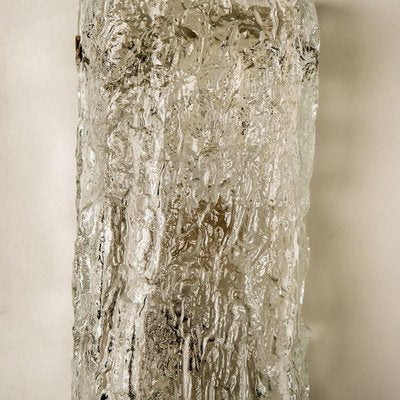 Modern Ice Glass Wall Light by J T Kalmar, Austria, 1960s-VDW-1266514