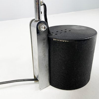 Modern Italian Adjustable Table Lamp in Black Metal, 1980s-GDD-1803444