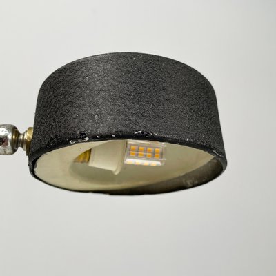 Modern Italian Adjustable Table Lamp in Black Metal, 1980s-GDD-1803444