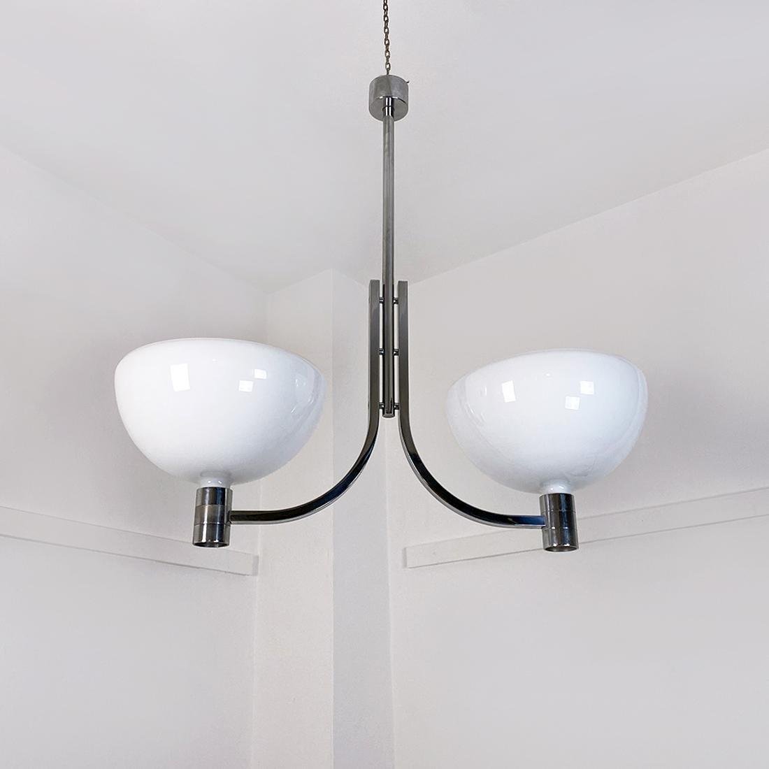 Modern Italian AM/AS Series Chandelier by Franco Albini Franca Helg for Sirrah, 1969s