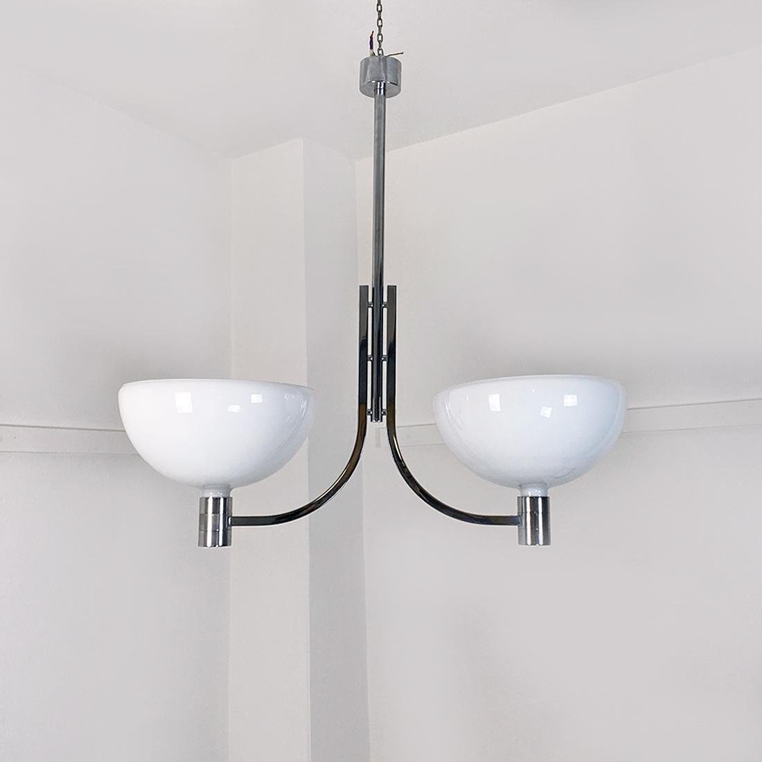 Modern Italian AM/AS Series Chandelier by Franco Albini Franca Helg for Sirrah, 1969s