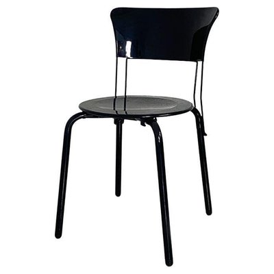 Modern Italian Black Metal Ibisco Chair by Raimondi for Molteni & Consonni, 1980s-GDD-1446858