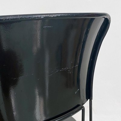 Modern Italian Black Metal Ibisco Chair by Raimondi for Molteni & Consonni, 1980s-GDD-1446858