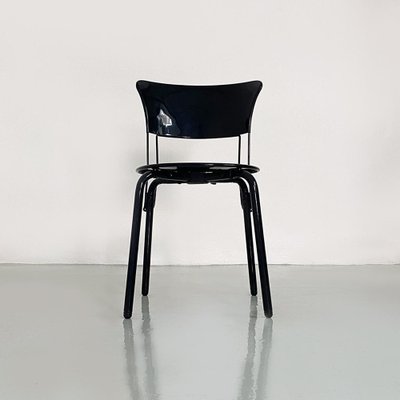 Modern Italian Black Metal Ibisco Chair by Raimondi for Molteni & Consonni, 1980s-GDD-1446858