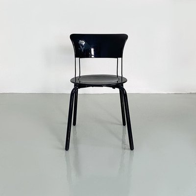 Modern Italian Black Metal Ibisco Chair by Raimondi for Molteni & Consonni, 1980s-GDD-1446858