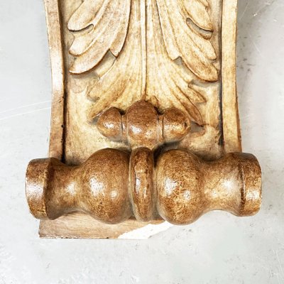 Modern Italian Brown Plaster Capitals, 1990s, Set of 2-GDD-1361663