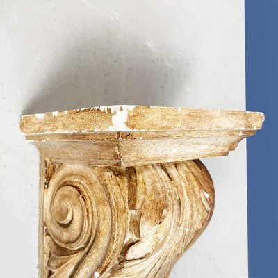 Modern Italian Brown Plaster Capitals, 1990s, Set of 2-GDD-1361663