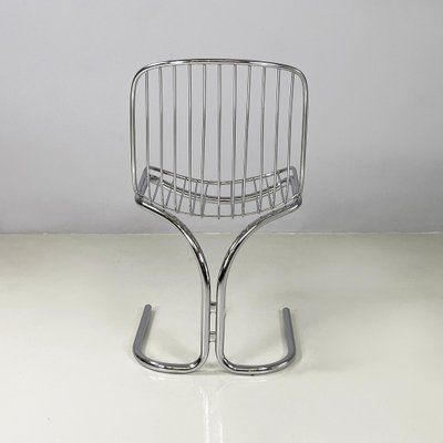 Modern Italian Chair in Metal Tubing and Rods, 1970s-GDD-2041607