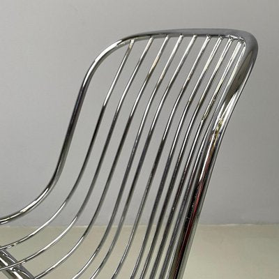 Modern Italian Chair in Metal Tubing and Rods, 1970s-GDD-2041607