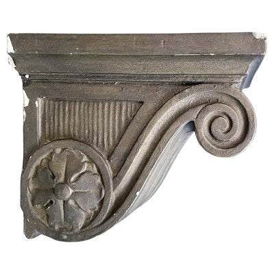 Modern Italian Grey Plaster Capital, 1990s-GDD-1361662