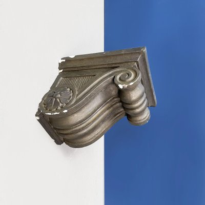 Modern Italian Grey Plaster Capital, 1990s-GDD-1361662