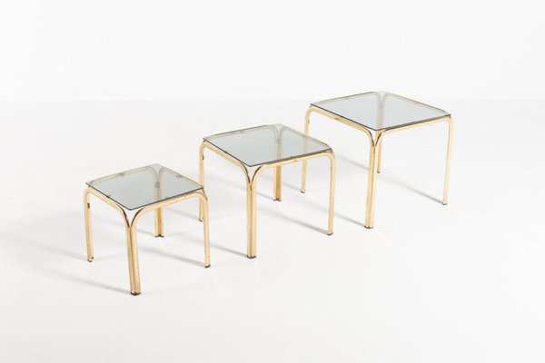 Modern Italian Nesting Side Tables, 1970s-KMC-1175670