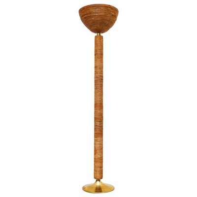 Modern Italian Rattan Floor Lamp-FGA-938019