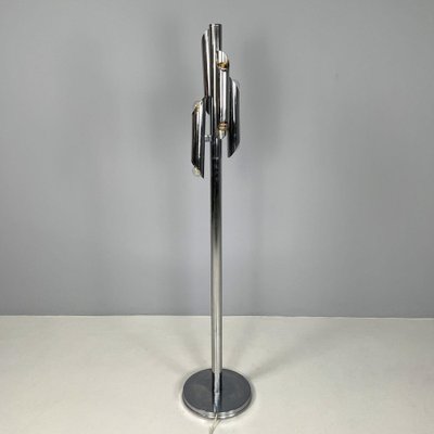 Modern Italian Space Age Floor Lamp in Chromed Metal, 1970s-GDD-1807495