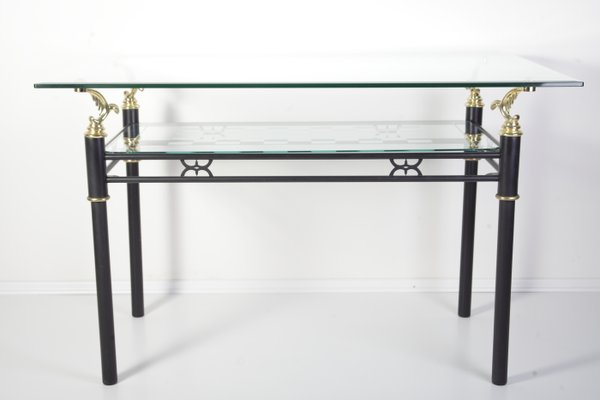 Modern Italian Style Glass Table, 1980s-IND-911625