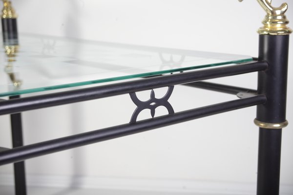 Modern Italian Style Glass Table, 1980s-IND-911625