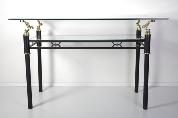 Modern Italian Style Glass Table, 1980s-IND-911625