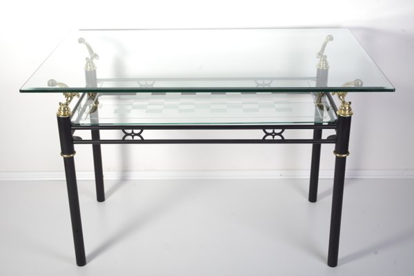 Modern Italian Style Glass Table, 1980s-IND-911625