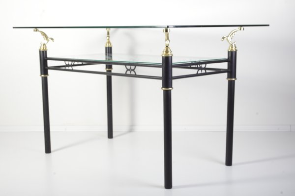 Modern Italian Style Glass Table, 1980s-IND-911625