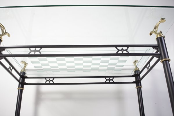 Modern Italian Style Glass Table, 1980s-IND-911625